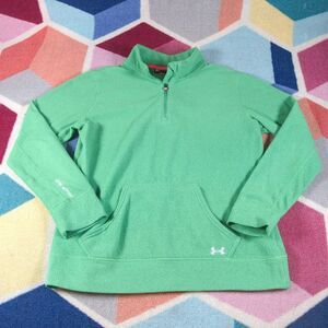 Under‎ Armour Women's Green Long Sleeve Fleece Size Medium